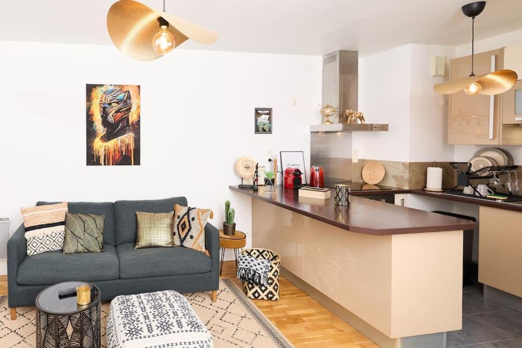 Appartement Wakandais-Proche Disney, Parking & Wifi 몽테브랭 외부 사진